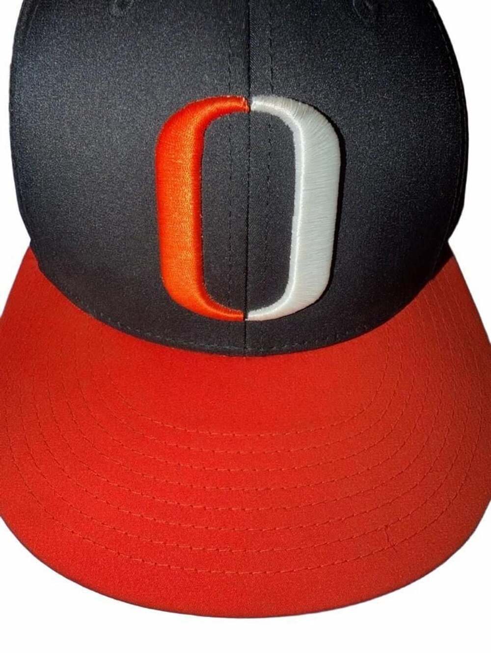 Richardson PTS30 Lite R-Flex Hat Black Orange White Logo Performance Cap